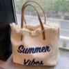 Summer Vibes Tassel Tote Bag 4