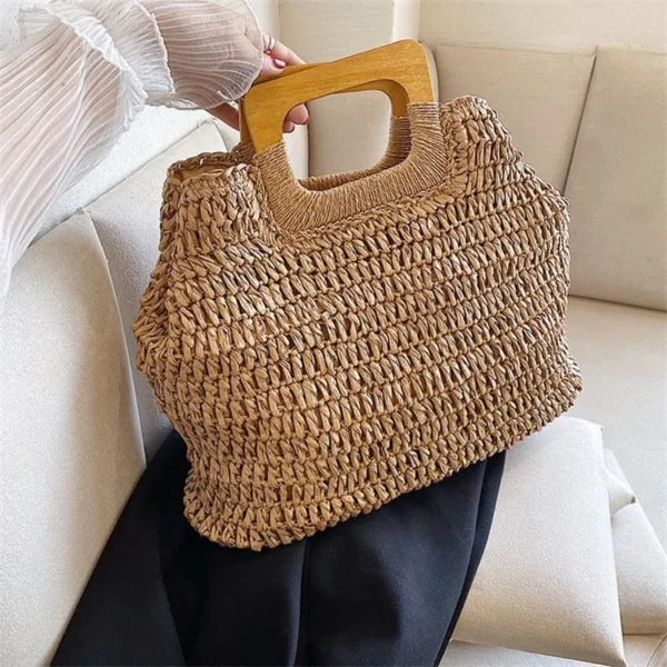 Straw Woven Handbag 1