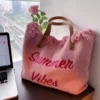 Summer Vibes Tassel Tote Bag 2