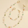 Colorful Daisy Bracelet & Necklace Set 6