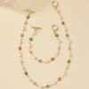 Colorful Daisy Bracelet & Necklace Set 4