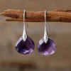 Semi Precious Stone Waterdrop Earrings 6