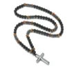 Black Obsidian Tiger-eye Beaded Necklace 3