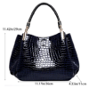 Crocodile Print Handbag - Image 5